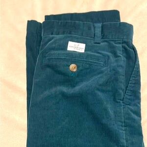 Boys Dark green corduroys Size 18 Vineyard Vines